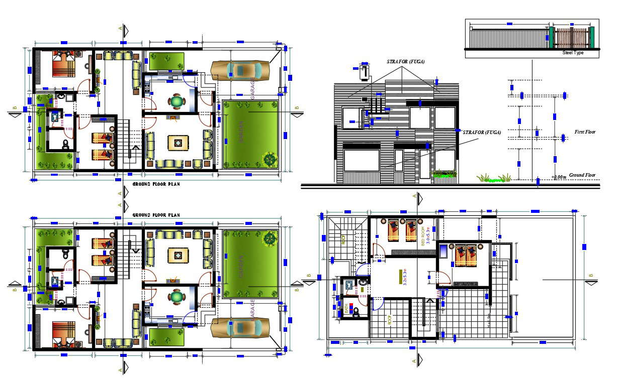 house-plan-design-cadbull