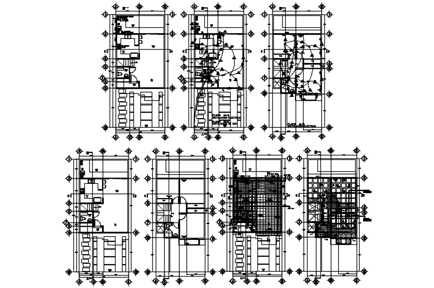 House plan with detail dimension in AutoCAD - Cadbull