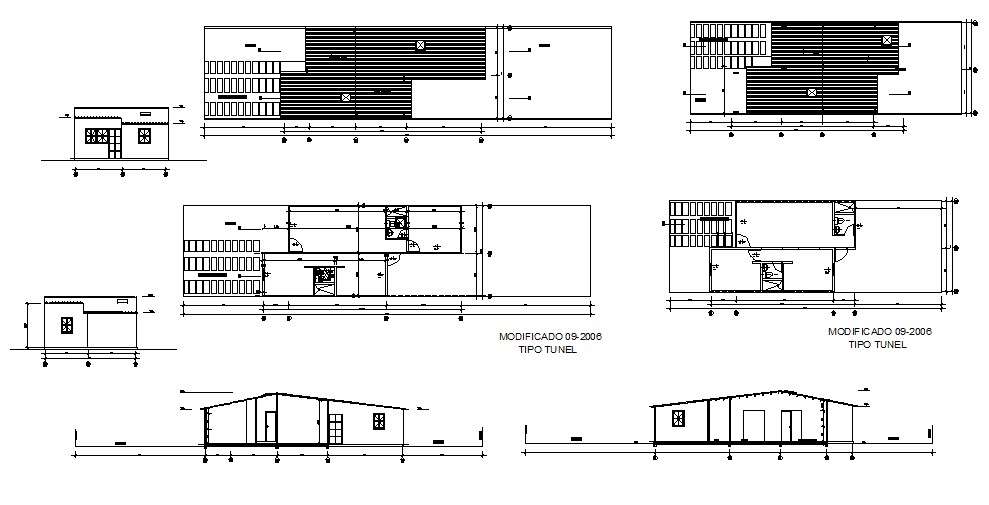 House section, cover plan and sanitary installation details dwg file ...