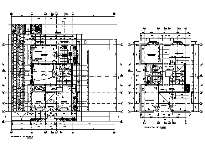 House Working Plan Detail Dwg File - Cadbull