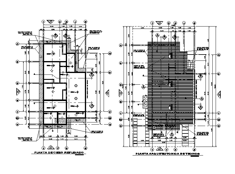 House Roof Plan And Sky Reflected CAD Drawing Download DWG File - Cadbull