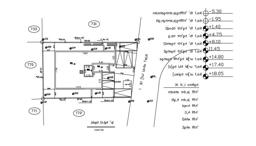 House Site Plan DWG Free Download - Cadbull