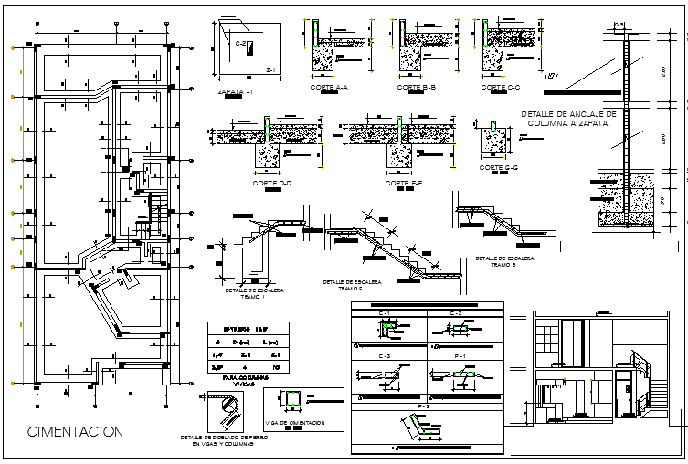 Housing Project Elevation and Section Plan dwg file - Cadbull