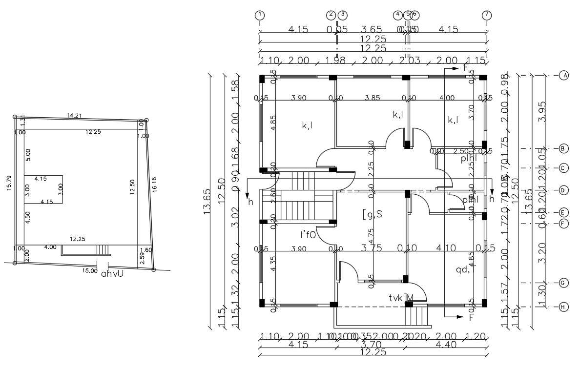 Huge Bungalow Plan With Working Drawing AutoCAD File - Cadbull