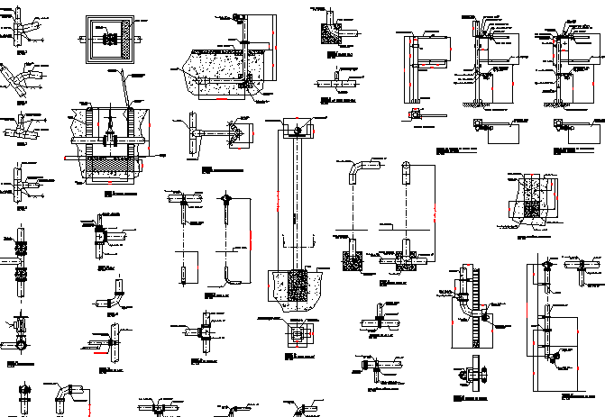 Humid net construction details dwg file - Cadbull