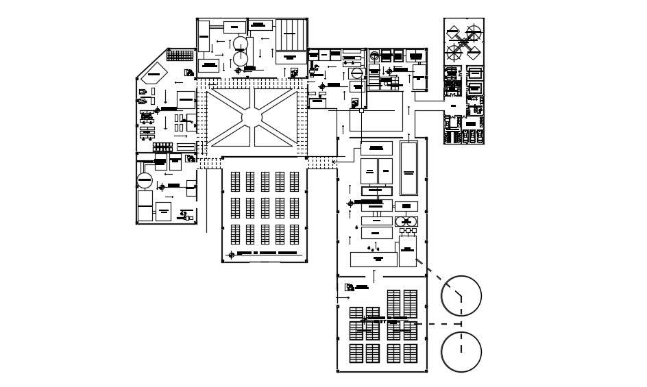 Industrial Plan In AutoCAD Drawing - Cadbull