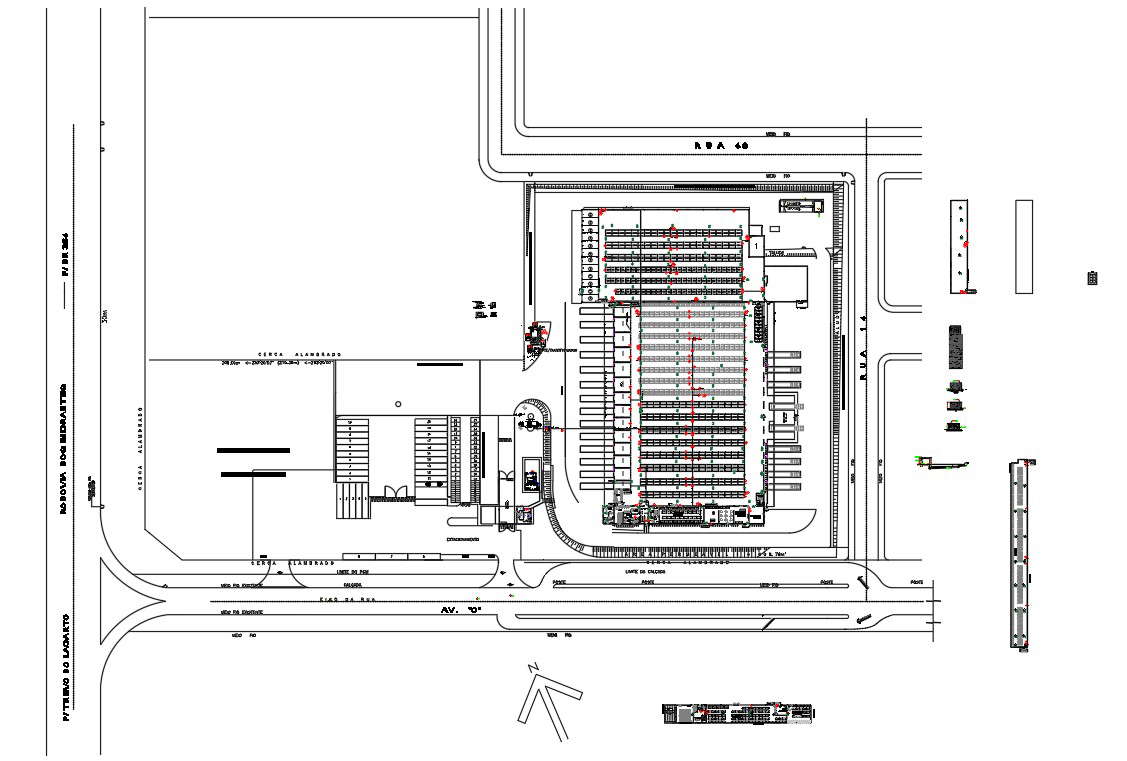 Industrial Plant Layout Drawing DWG File - Cadbull