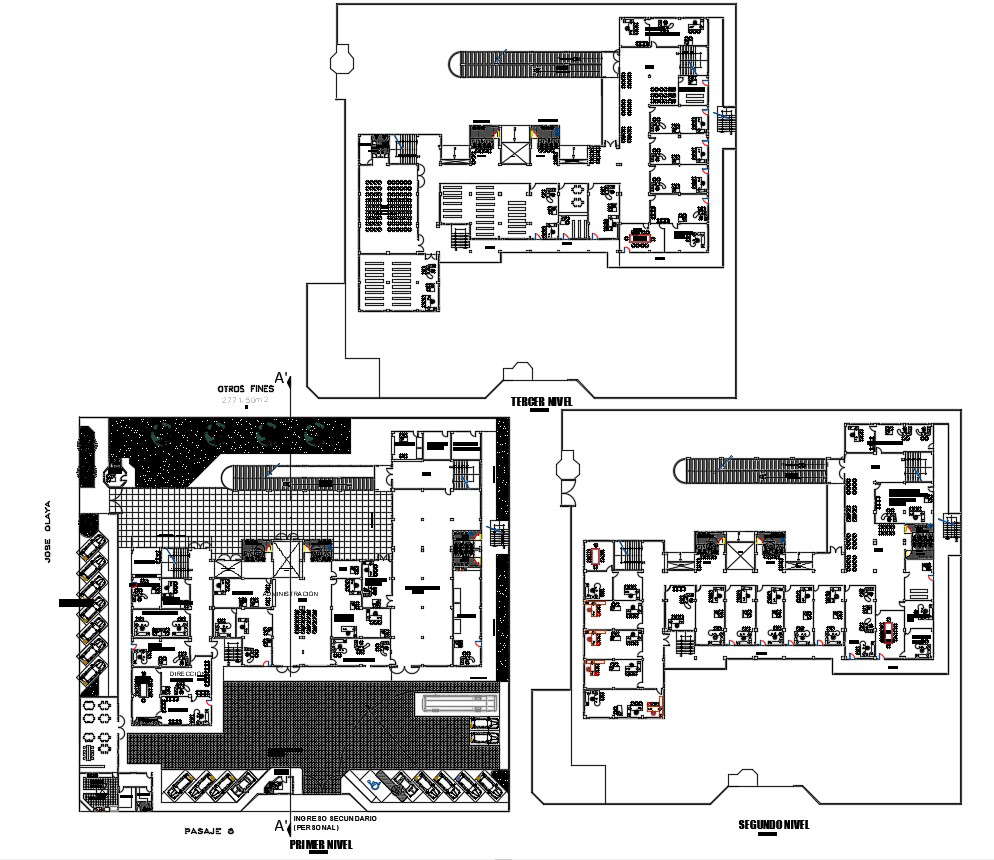 Institutional Building Cad Plan Download Cadbull