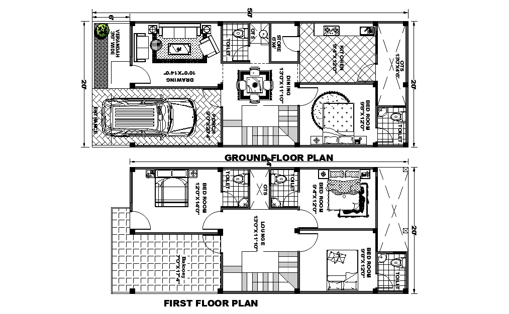 Interior Design Of The X50 East Facing House Plan Is Given As Per Vastu Shastra In This Autocad Drawing File Download The 2d Autocad File Cadbull