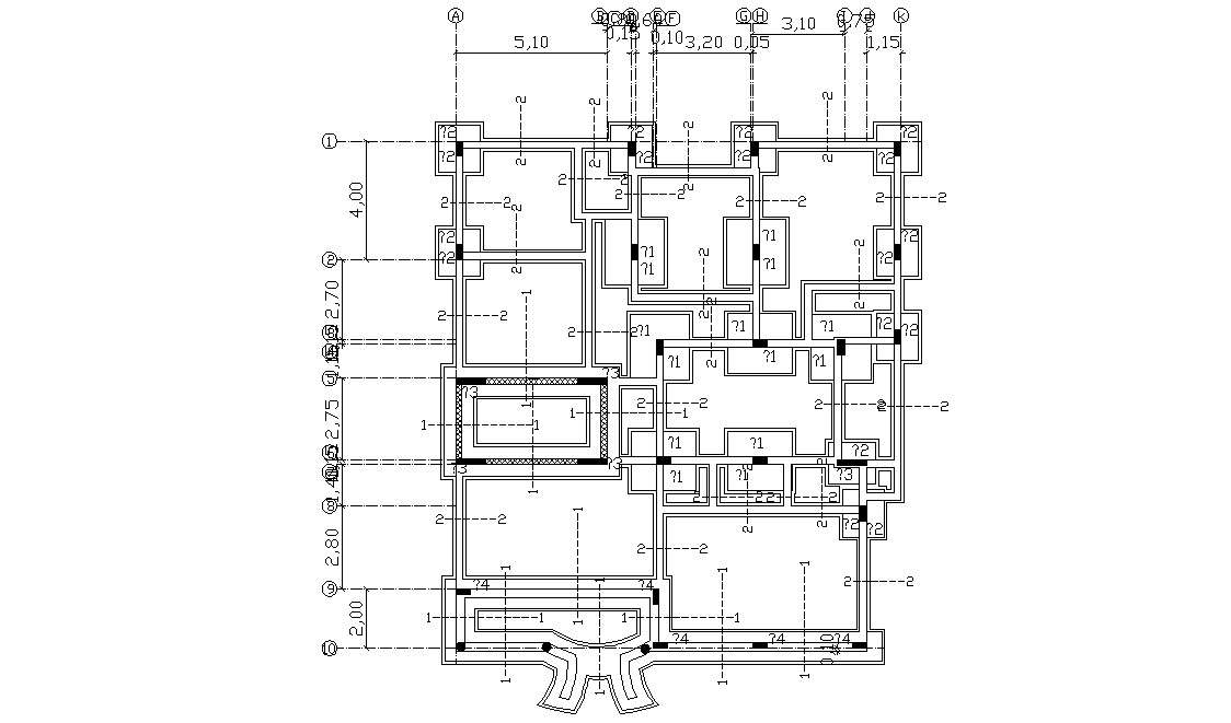 Isolated Rcc Column Footing Design Structural Drawing - Cadbull