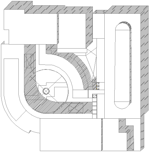 Isometric view of second floor of shopping center dwg file - Cadbull