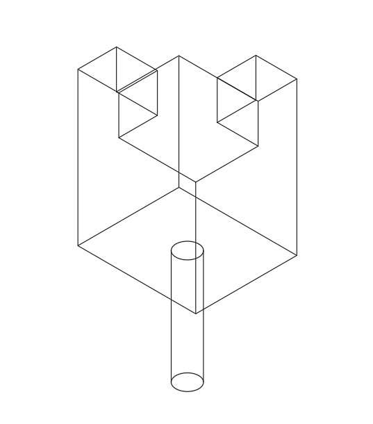 isometric-view-of-an-object-in-autocad-design-dwg-file-cad-file-cadbull