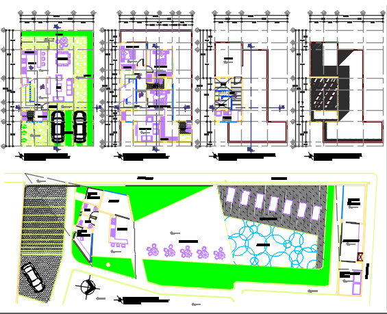 Key plan and working plan detail dwg file - Cadbull