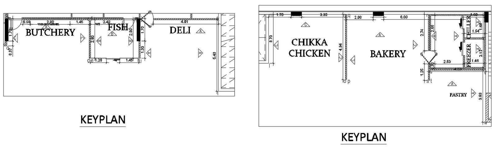 Key Plan Of Restaurant In Autocad Dwg File Cadbull