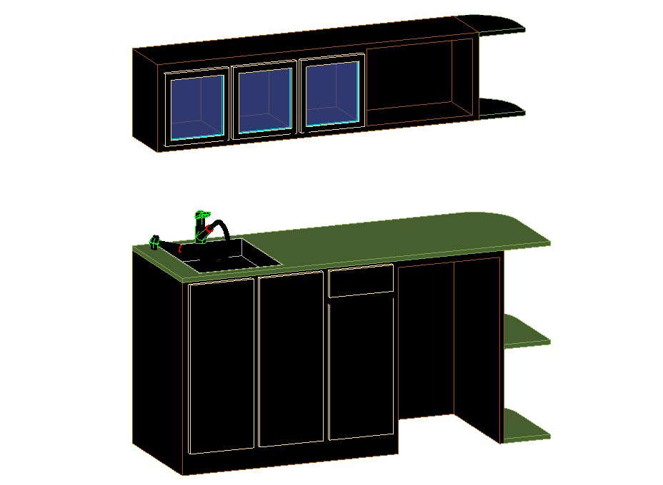 Kitchen Furniture Design AutoCAD File Cadbull   Kitchen Furniture Design AutoCAD File Sat May 2020 08 41 06 