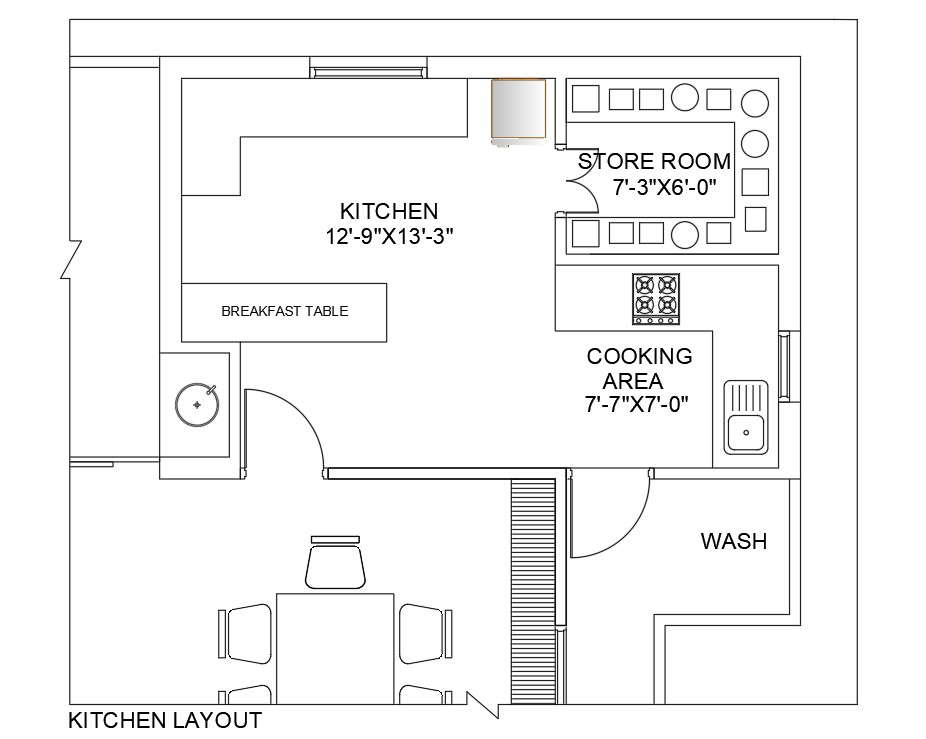 kitchen-lay-out-design-cadbull