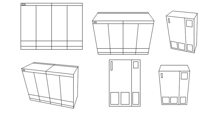 kitchen-cabinet-cad-blocks-and-isometric-view-in-autocad-dwg-file