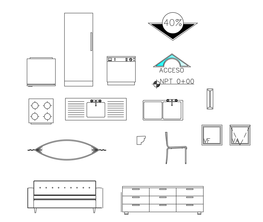 Kitchen Furniture S Models Are Given In This Autocad Drawing File   KitchenfurnituresmodelsaregiveninthisAutocaddrawingfileDownloadnowWedDec2020011034 