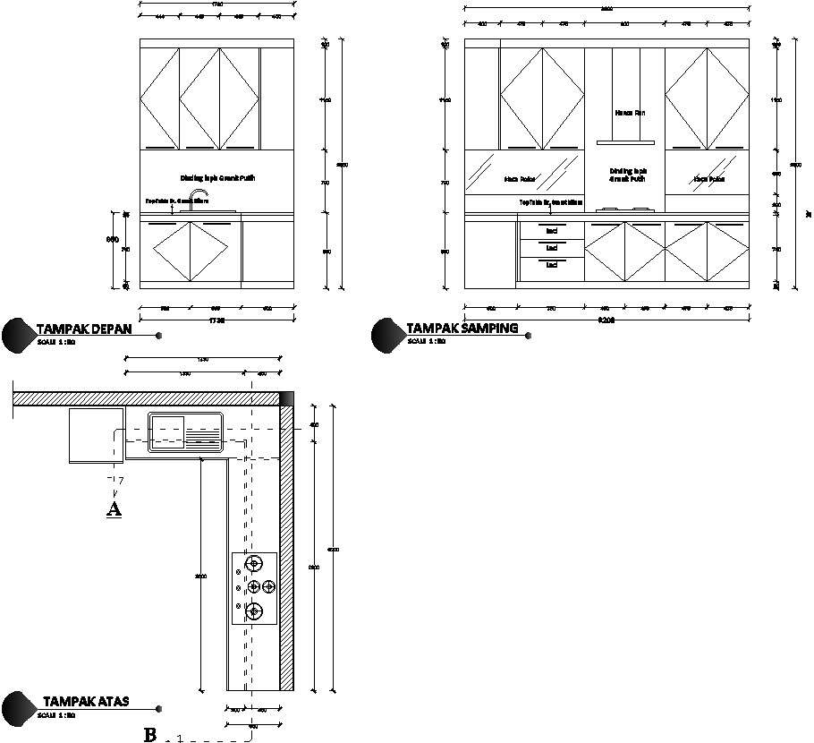 KitchenplanandelevationdesigndetailsinAutoCADdwgfileFriAug2022055001 