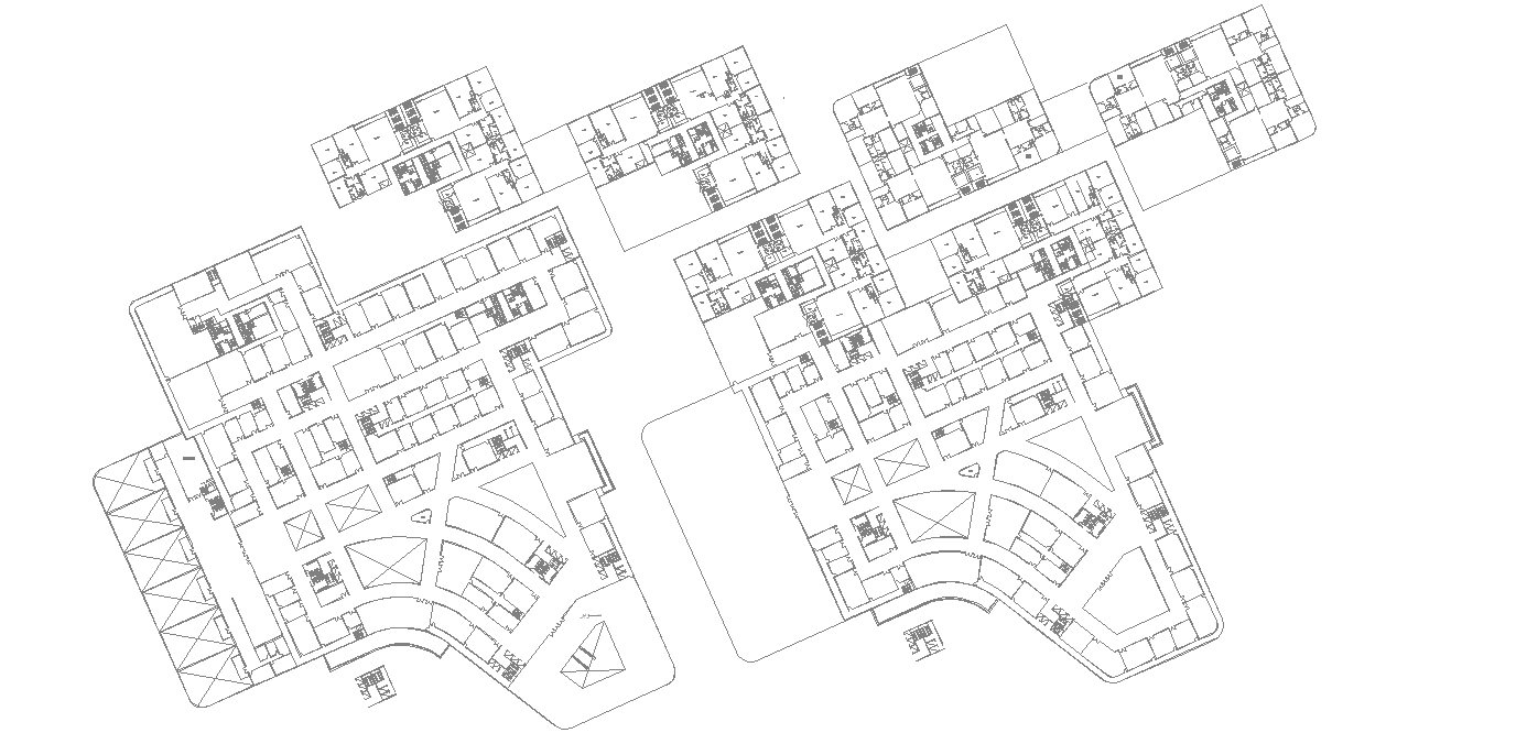 Land plotting Layout design DWG file - Cadbull