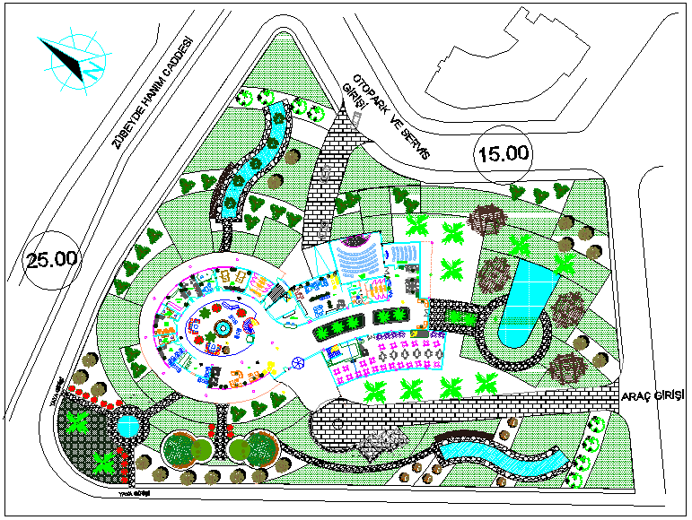 Landscape Design Of Hotel Cadbull