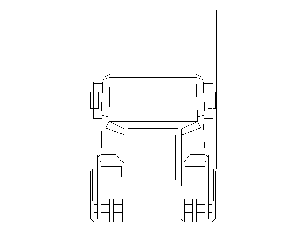 truck cad block download
