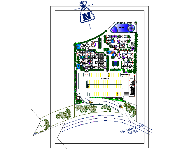 Layout Beauty clinic section detail dwg file - Cadbull