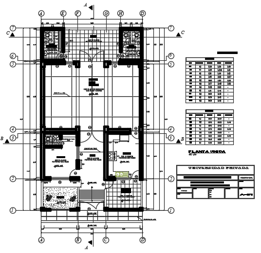 Layout Commercial working plan detail dwg file - Cadbull