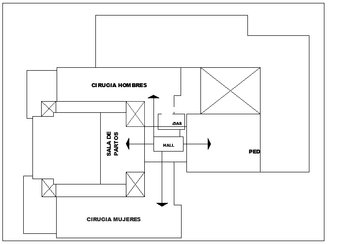 Layout Plan of Maternity dwg file - Cadbull