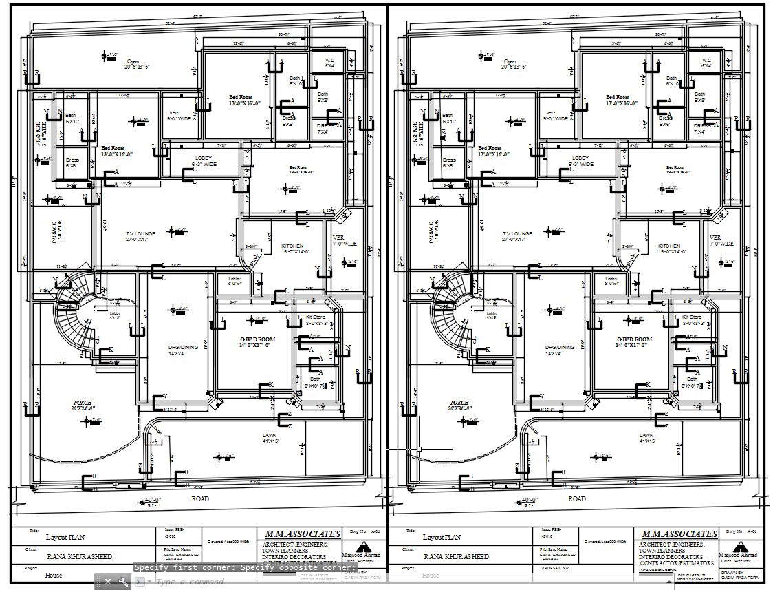 Layout Plan Of The House With Dimension Details In Autocad Drawing Cad File Dwg File Cadbull