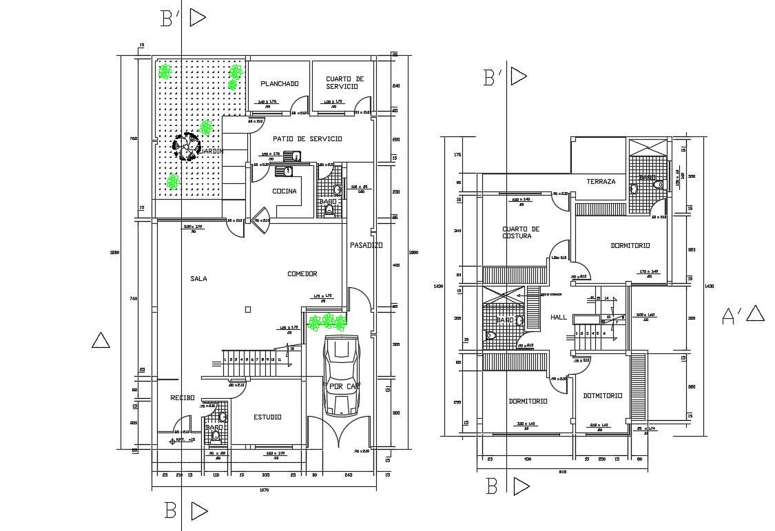 Learn How To Make Huge Bungalow Planning With Working Drawing Autocad ...