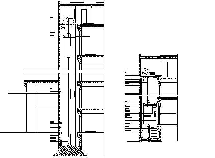 Building Elevator Detail Drawing In Dwg Autocad File Cadbull Images ...
