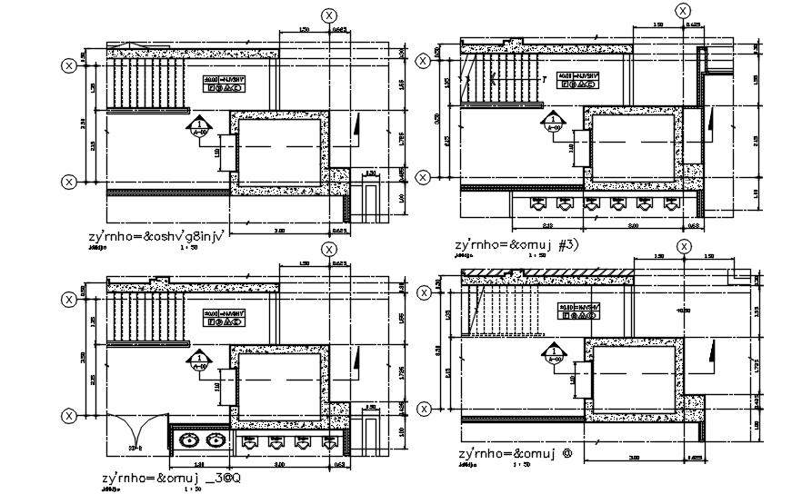 Lift area detail drawing presented in this cad file. Download this 2D ...