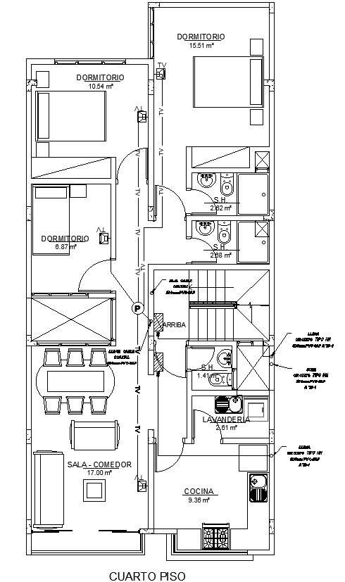 Light fitting on fourth floor plan design in detail AutoCAD 2D drawing ...