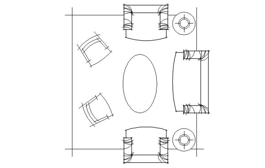 Living room sofa cad blocks in AutoCAD 2D, dwg file, CAD file - Cadbull