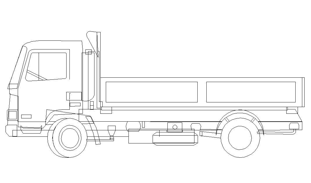 Small lorry Hand drawing of a small lorry  not a real model  CanStock