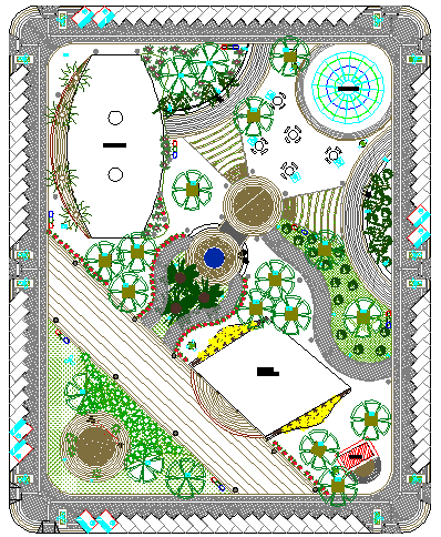 Luxurious hotel and resort layout plan dwg file - Cadbull