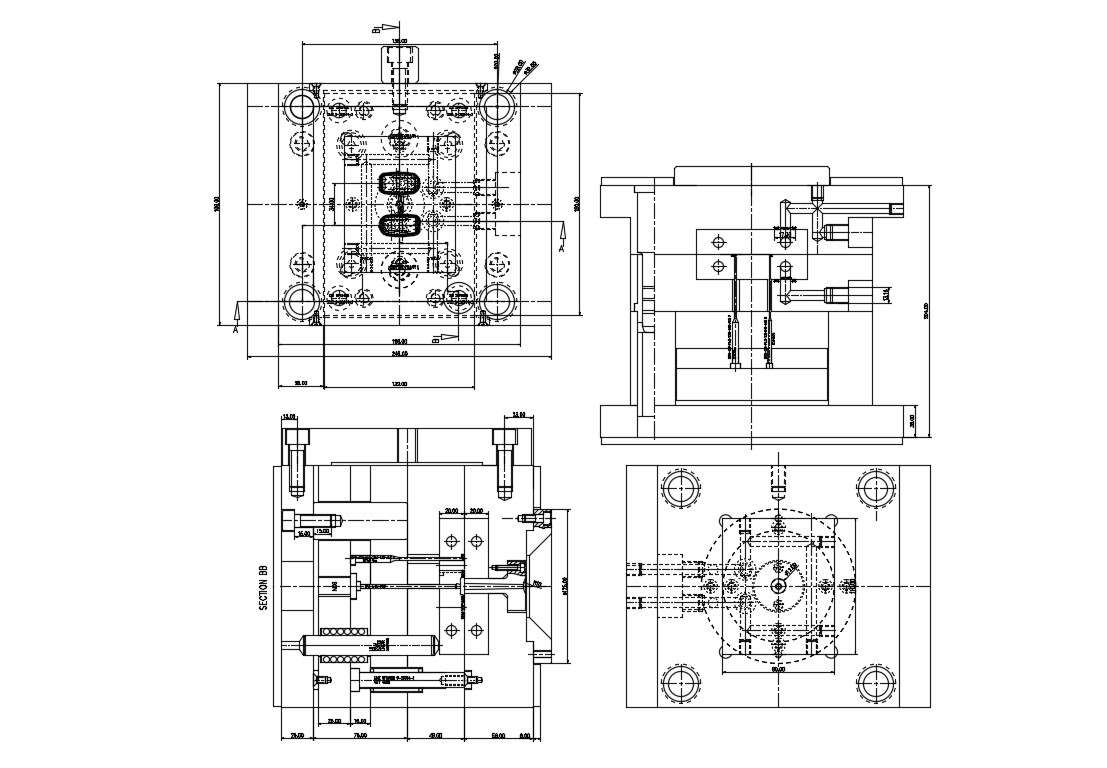 Machine CAD Block Download - Cadbull