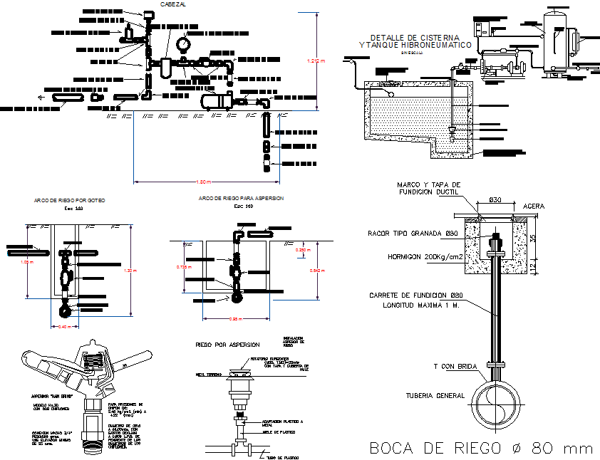 Machinery detail sectional details - Cadbull