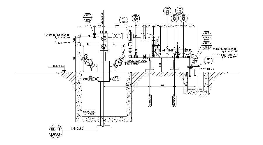 Macolla production plant cad drawing details dwg file - Cadbull