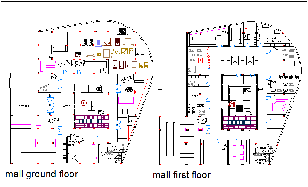 Shopping Mall Floor Plan With Dimensions See Description Youtube ...