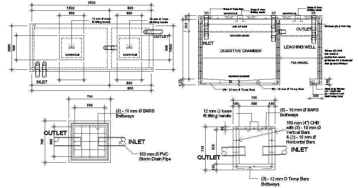 Manhole Cad Drawing