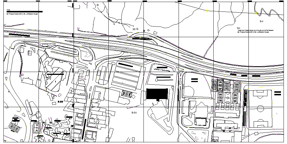 Map Details of Road layout plan dwg file - Cadbull