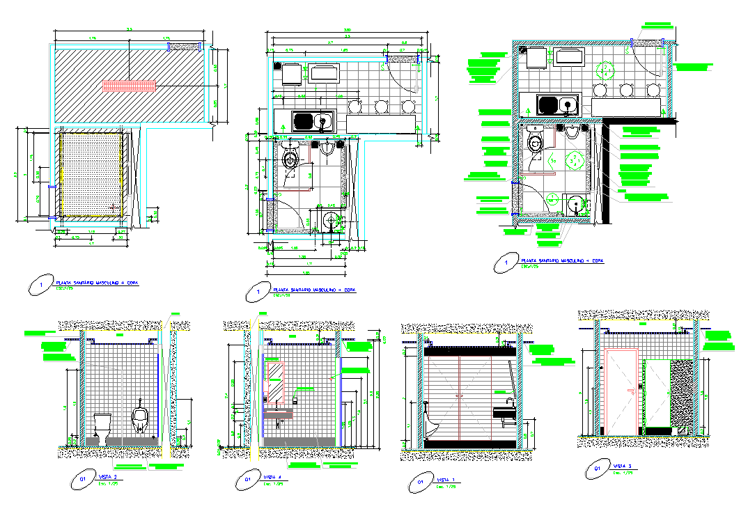 Master Bathroom project - Cadbull