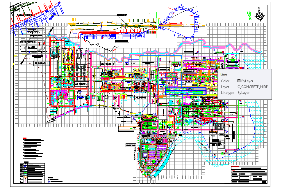 Master Plan Of Saraikela Steel And Railway Yard Project dwg file - Cadbull