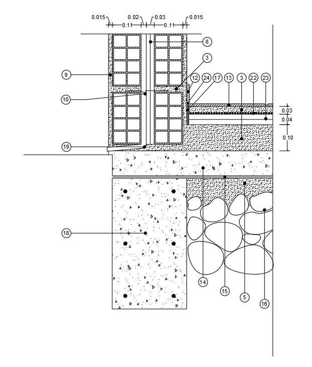 Meter box electrical spot detail drawing is given in this Autocad ...