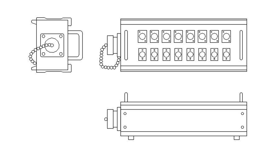 Mic box design in detail AutoCAD drawing, dwg file, CAD file - Cadbull