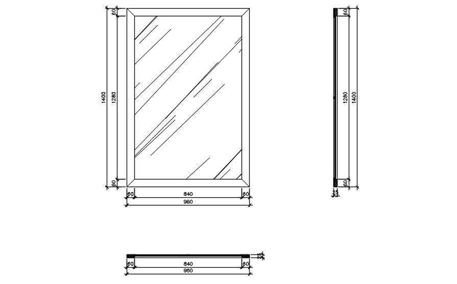 Mirror With Dimensions In AutoCAD 2D Drawing Dwg File CAD File Cadbull   MirrorwithdimensionsinAutoCAD2DdrawingdwgfileCADfileSatSep2022063142 