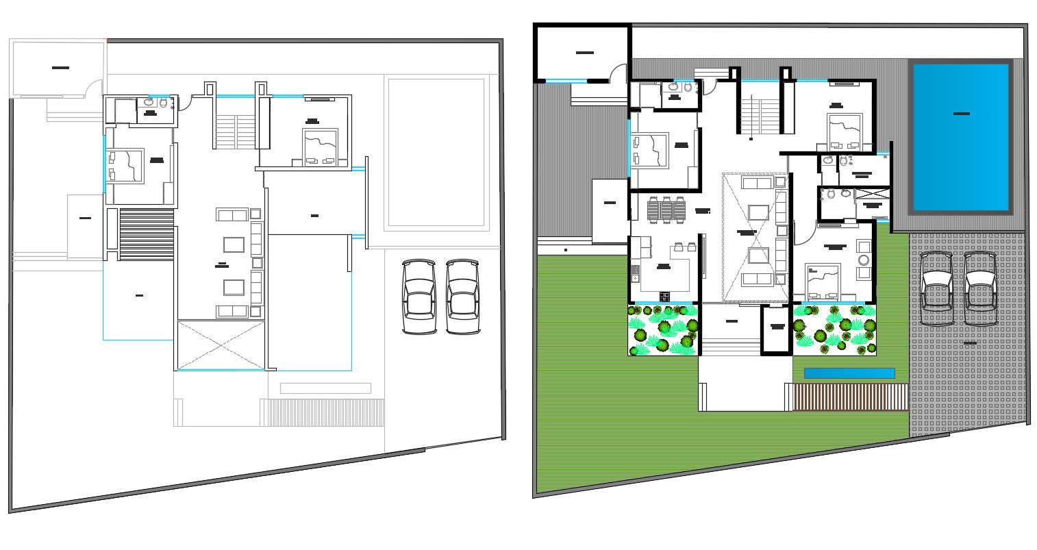 modern-bungalow-layout-plan-with-swimming-pool-and-garden-design-dwg-file-cadbull