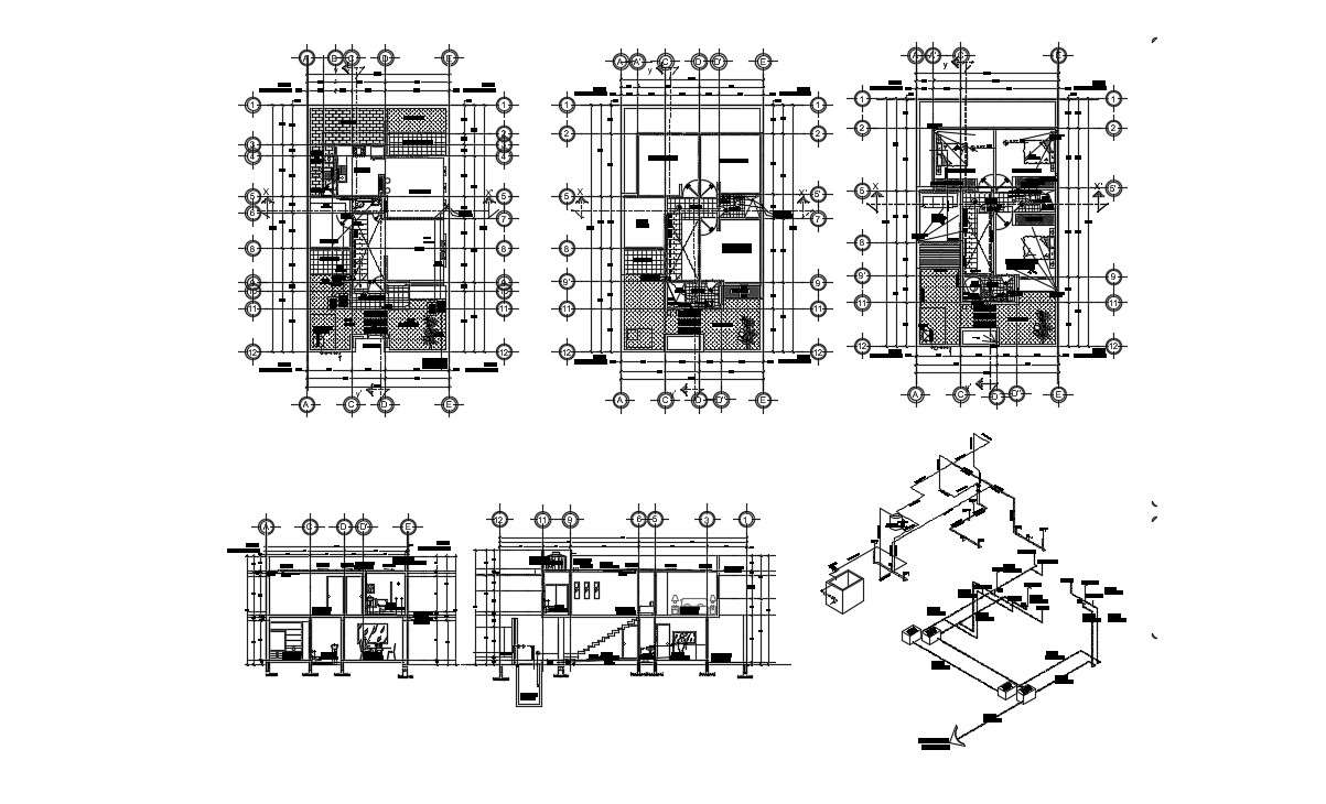 Modern House Design In AutoCAD File - Cadbull